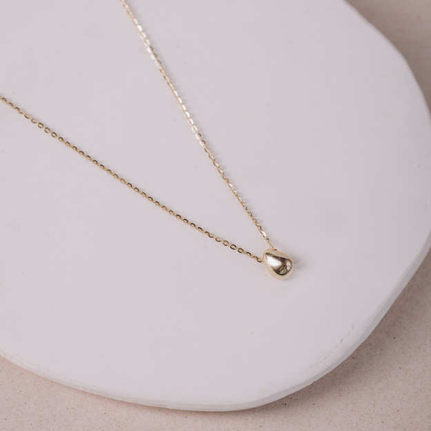 Naszyjnik Złoty Mini Łezka - 585 