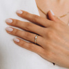 Pierścionek z brylantami "Księżniczka" 0.28 ct  