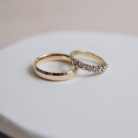Obrączki Ślubne Classic & Shine - diamenty 0,60 ct
