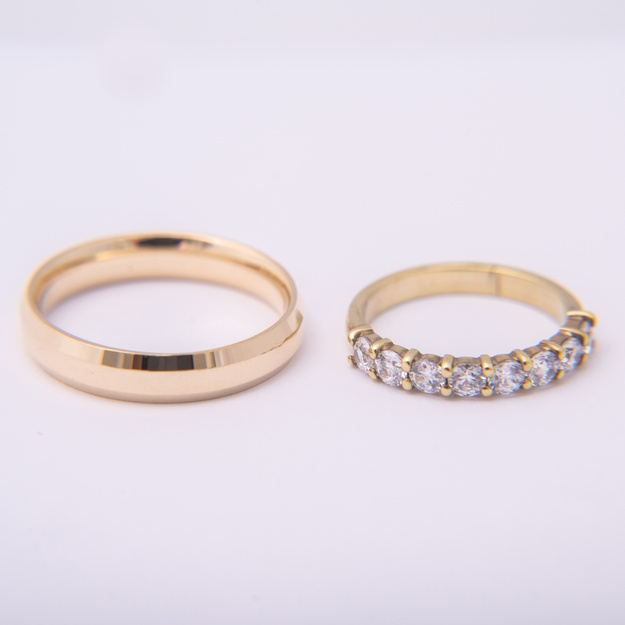 Obrączki Ślubne Classic & Shine - diamenty 0,60 ct