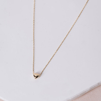 Złoty naszyjnik – Mini serduszko - 585