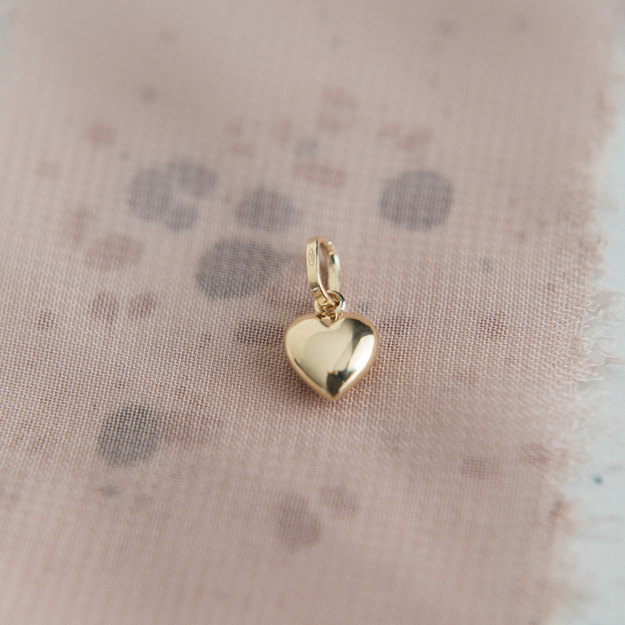 Zawieszka pękate mini serduszko - 585