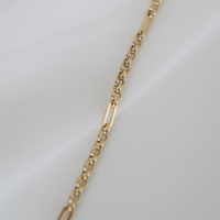 Bransoletka złota ogniwkowa - 585