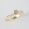 Pierścionek z brylantem 0.21 ct