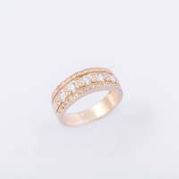  Pierścionek z brylantem 0,68 ct - 585 - Złoty Blask 