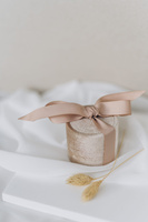 Opakowanie na pierścionek z kokardką - beżowe 4.1