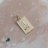  Medalik Matki Boskiej Częstochowskiej, prostokąt  - 585