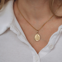 Klasyczny Szkaplerz dwustronny, owalna -  585