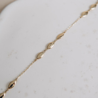 Bransoletka złota markizy - 585