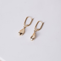 Kolczyki Złote 585 – Wiszące kropelki