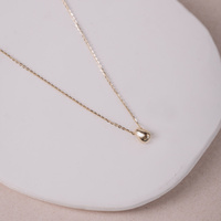 Naszyjnik Złoty Mini Łezka - 585 