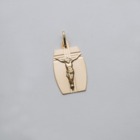 Złota zawieszka z wizerunkiem Chrystusa – próba 585