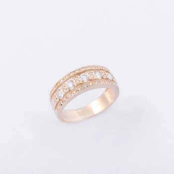  Pierścionek z brylantem 0,68 ct - 585 - Złoty Blask 