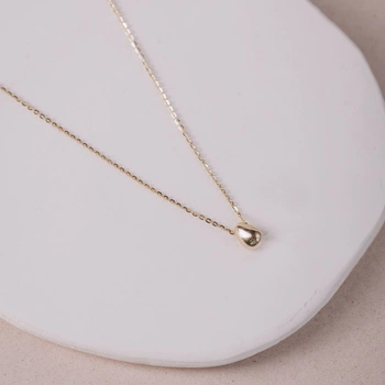 Naszyjnik Złoty Mini Łezka - 585 