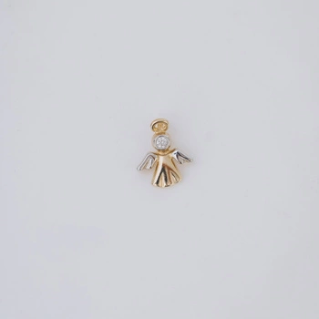 Złota Zawieszka Aniołek z Cyrkonią – próba 585