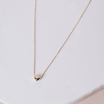 Złoty naszyjnik – Mini serduszko - 585